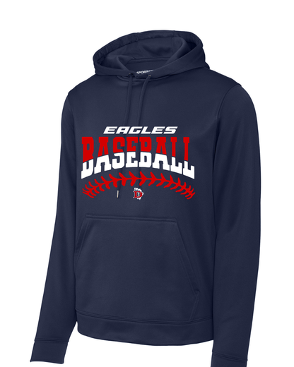 Dawson Baseball Eagle Logo Performance Hoodie