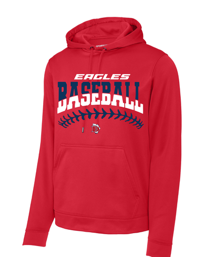Dawson Baseball Eagle Logo Performance Hoodie