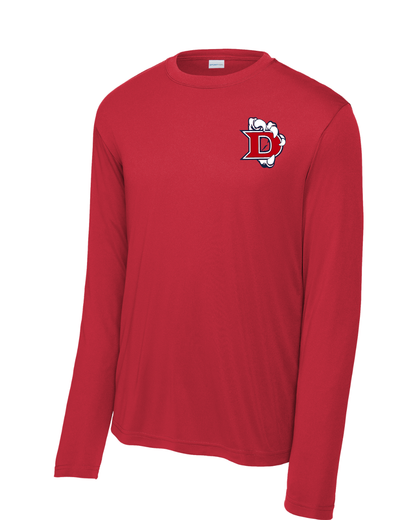 Dawson Baseball - Claw Logo - Long Sleeve Performance Tee