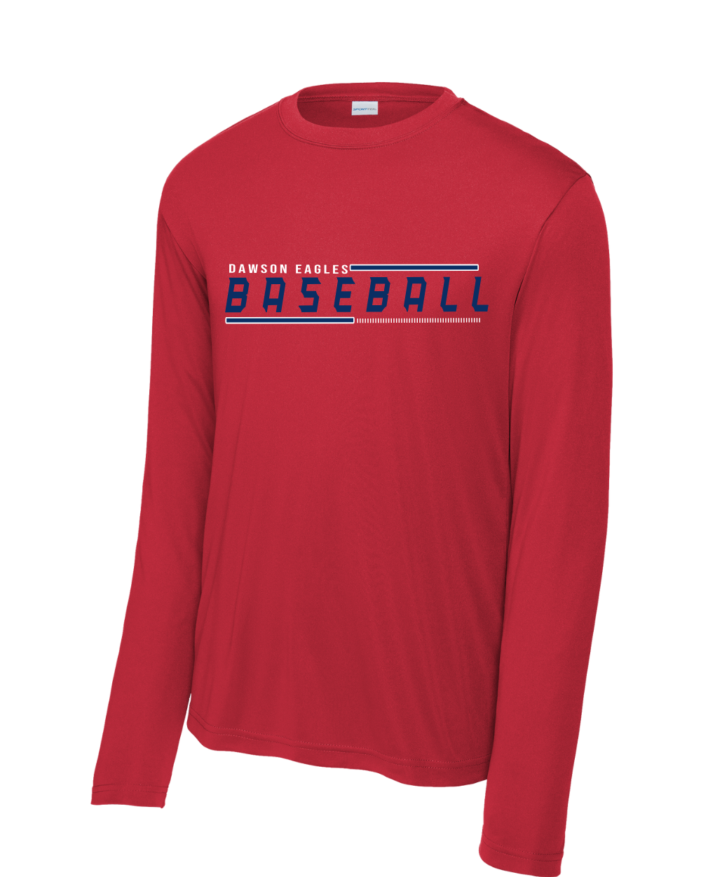 Dawson Baseball - Dawson Baseball Lines- Long Sleeve Performance Tee