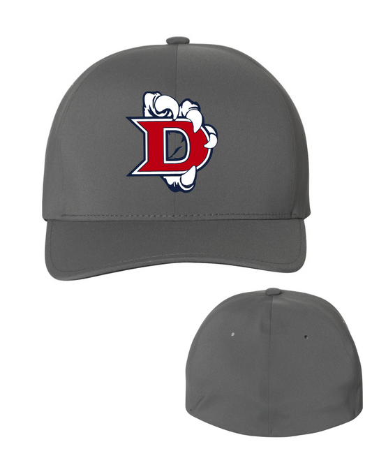 Dawson HS-  Flexfit Stretch Hat- Charcoal Grey