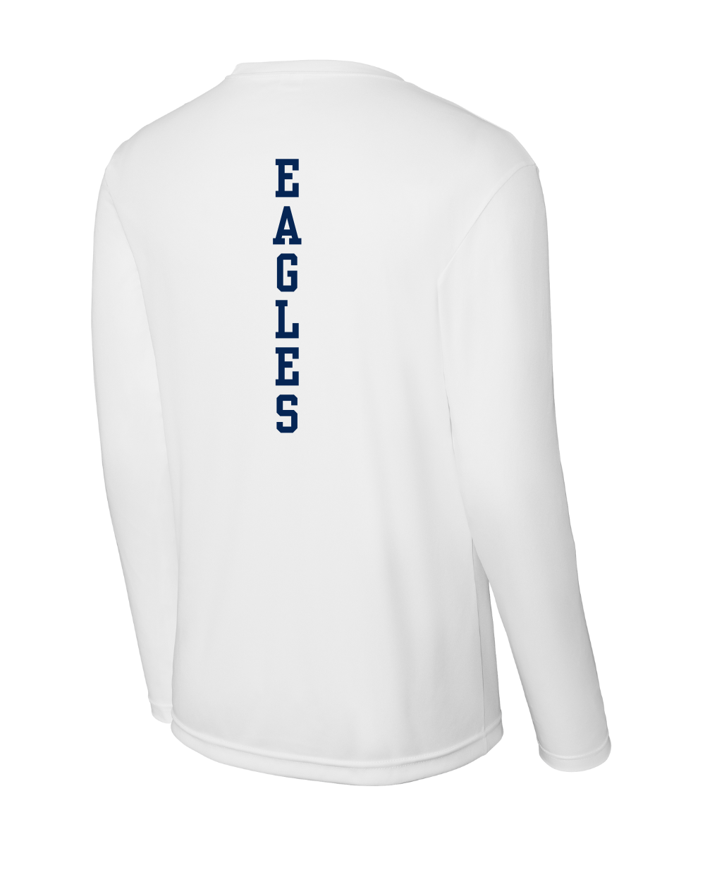 Dawson Football Booster - Long Sleeve Performance Tee- White