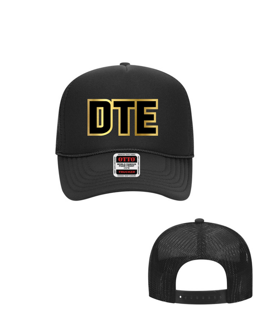 Dream Team Elite Cheer- Foam Trucker Hat- Black/Black