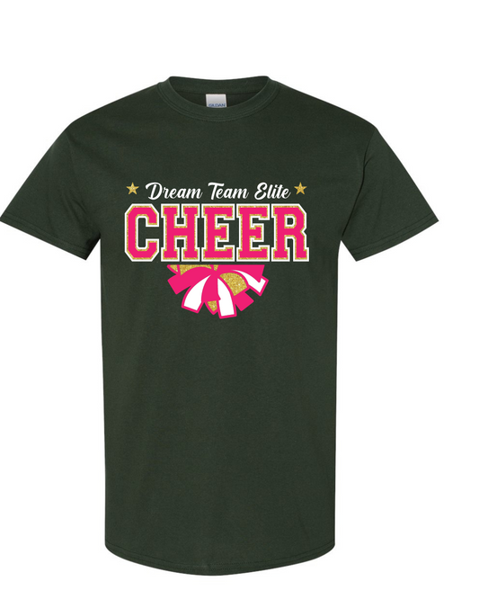 Dream Team Elite-Dream Team Cheer Tee- Black