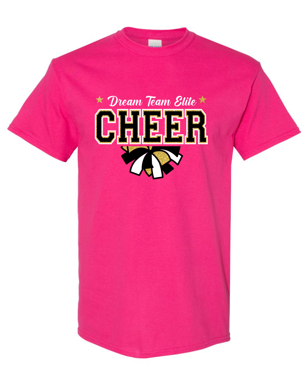 Dream Team Elite-Dream Team Cheer Tee-Pink