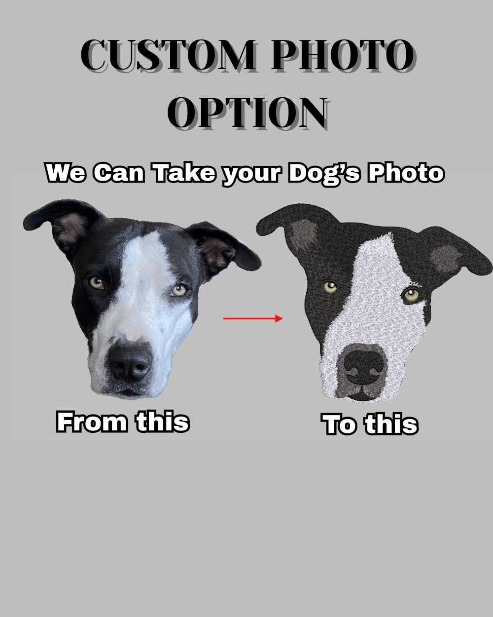 Pet Lovers- Embroidered Dog Sweatshirt