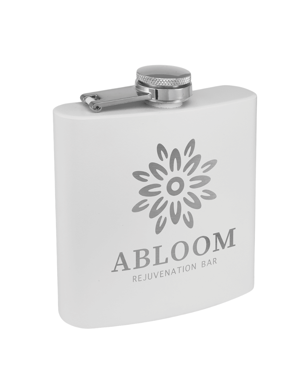 Gift- Laser Engraved Powder Coated  Flask
