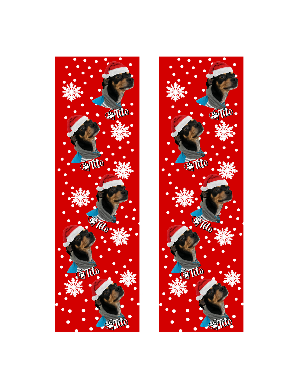 Christmas Photo Dog Socks-  Dog Faces