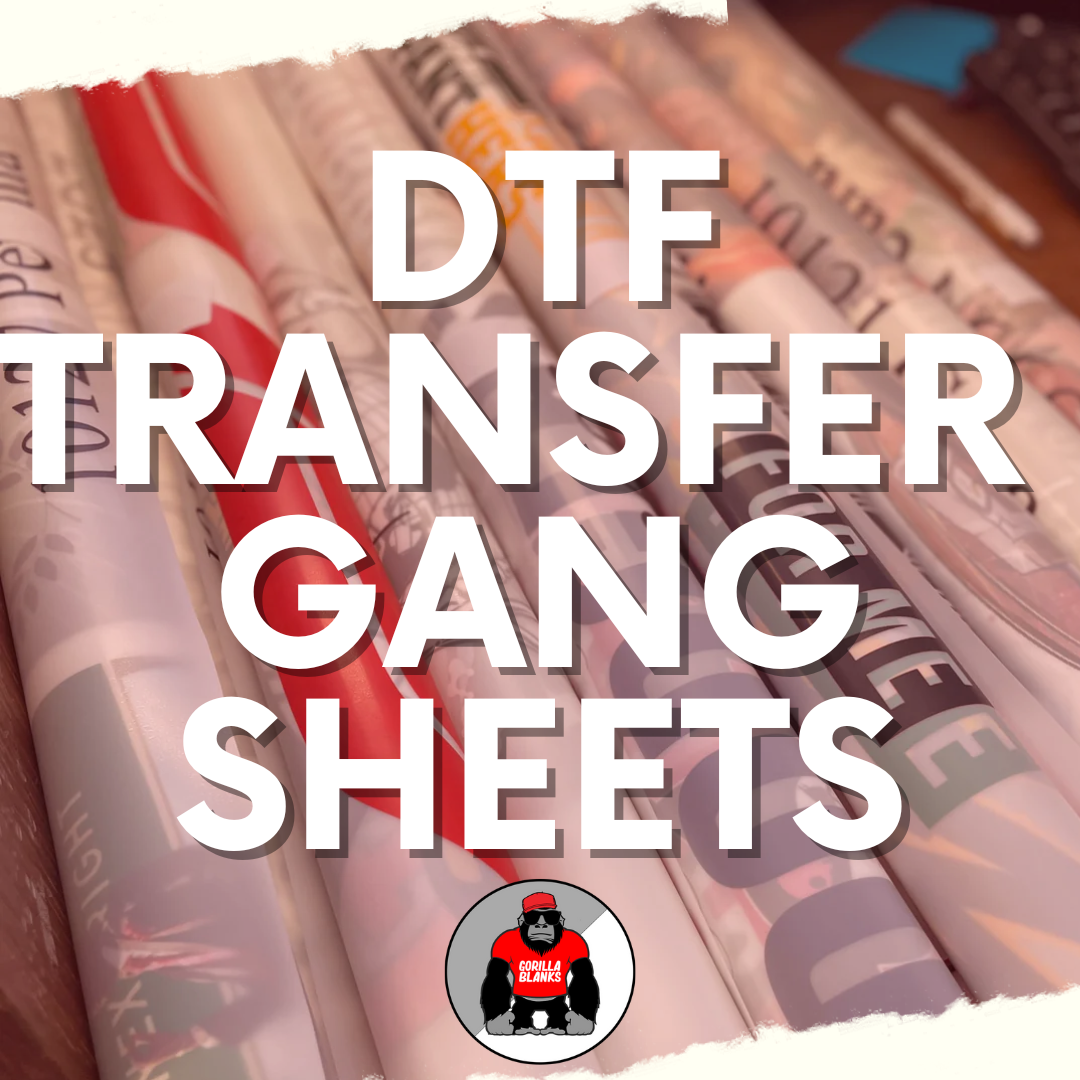 Gorilla Blanks Single DTF Transfers - Upload Ready