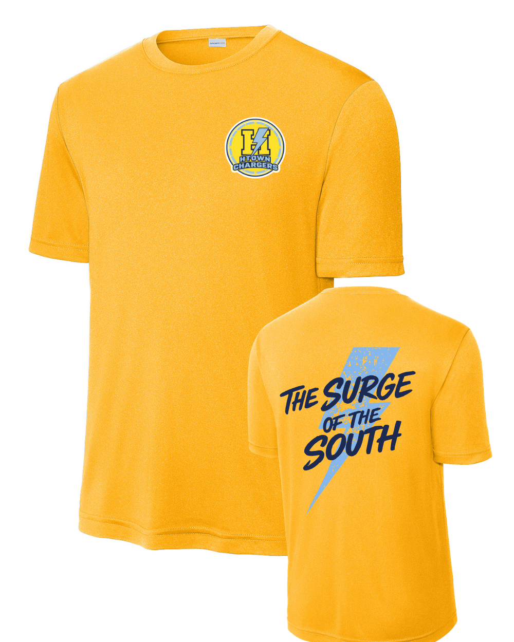 HTown Chargers Football & Cheer- Chargers Surge of the South Performance Tee
