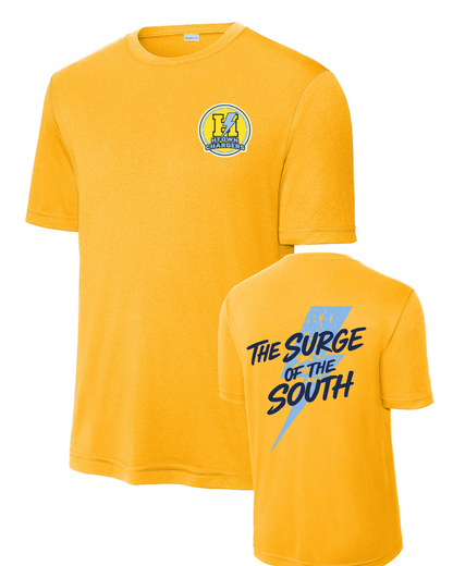HTown Chargers Football & Cheer- Chargers Surge of the South Performance Tee