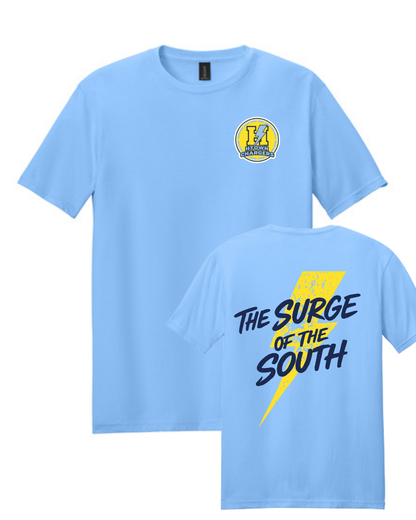 HTown Chargers Football & Cheer- Chargers Surge of the South Cotton Tee
