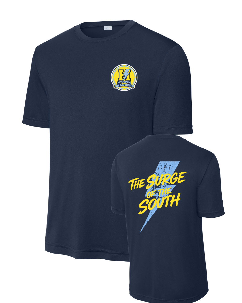 HTown Chargers Football & Cheer- Chargers Surge of the South Performance Tee