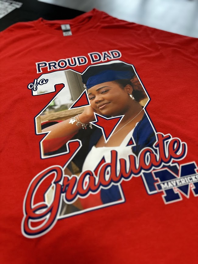 Graduation- Class of 20XX Big Numbers Tee