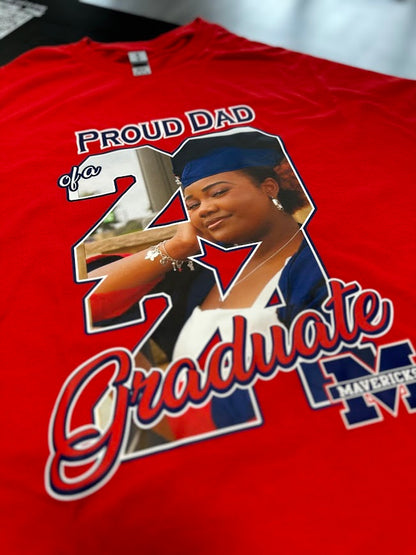 Graduation- Class of 20XX Big Numbers Tee