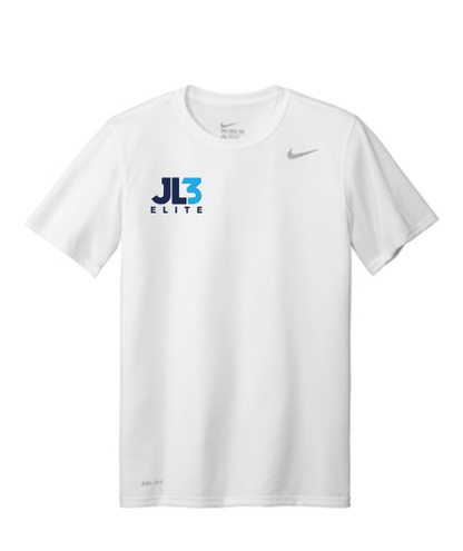 JL3 Elite - JL3 Youth Nike Legend Tee- White