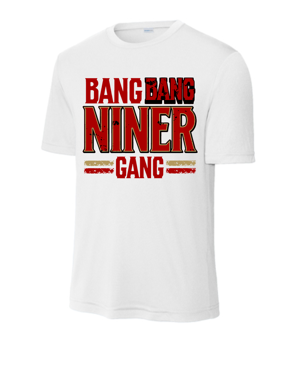 League City 49ers-Bang Bang Performance Tee- White