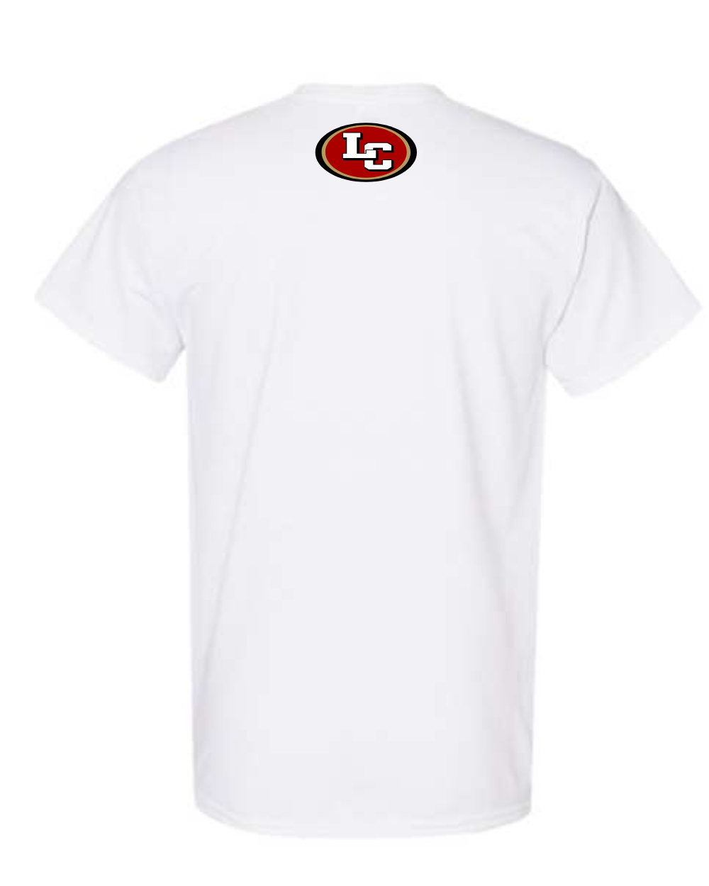 League City 49ers-Bang Bang Cotton Blend Tee- White