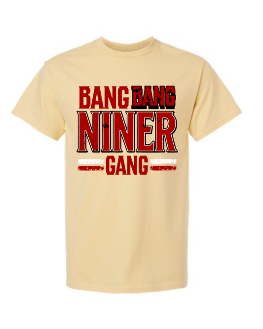 League City 49ers-Bang Bang CottonTee- Vegas gold