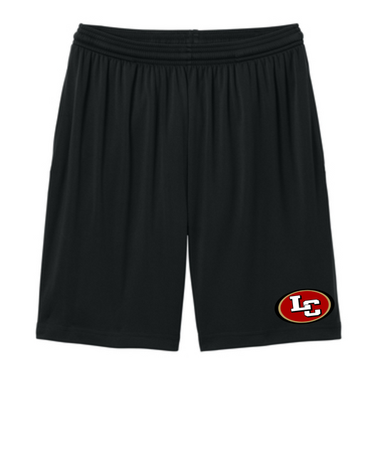 League City 49ers-Mens 7" Logo Shorts-black