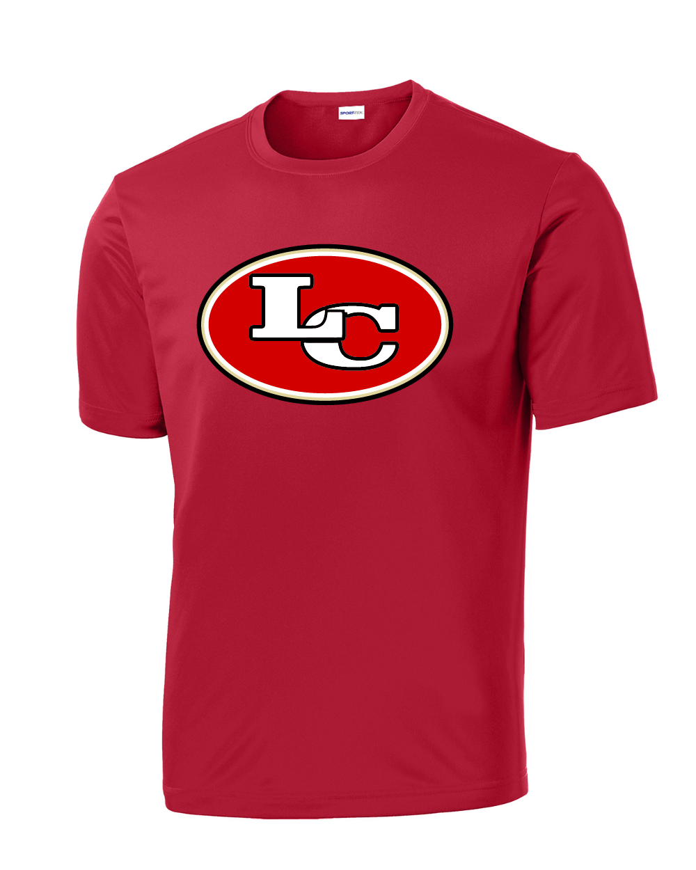 League City 49ers-LC Logo Performance Tee- Red