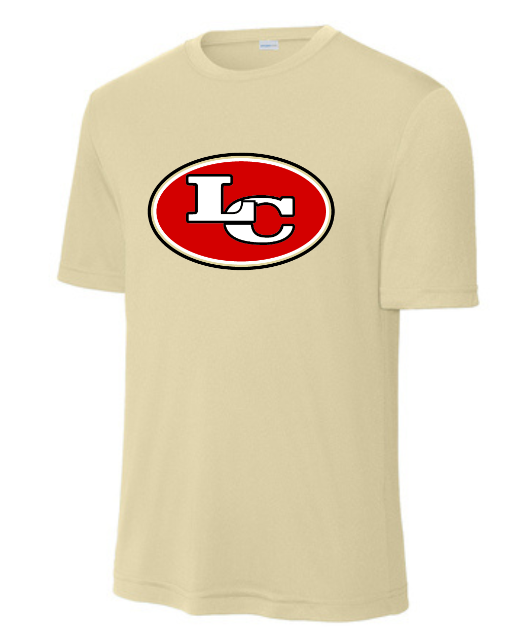 League City 49ers-LC Logo Performance Tee- Vegas Gold