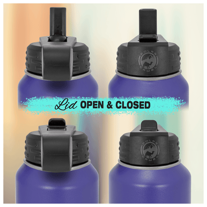 Icon Athletics- 40 oz Laser Engraved Water Bottle