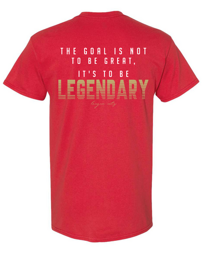 League City 49ers- Niners Cheer& Drill Tee-Red