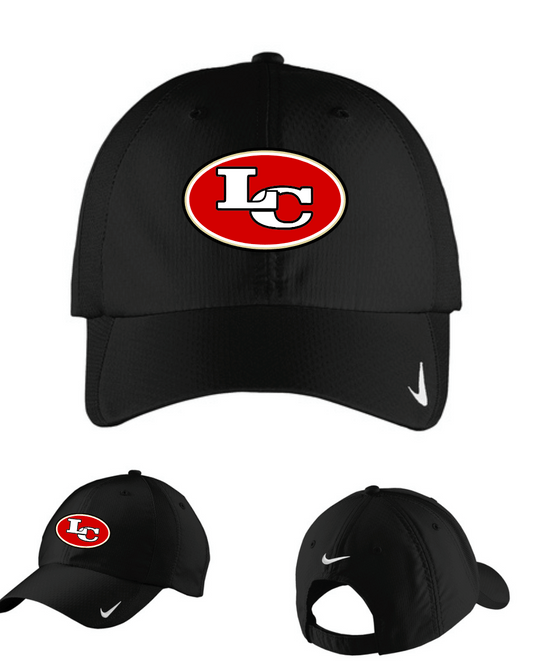 League City 49ers- Embroidered LC Logo Nike Hat-Black