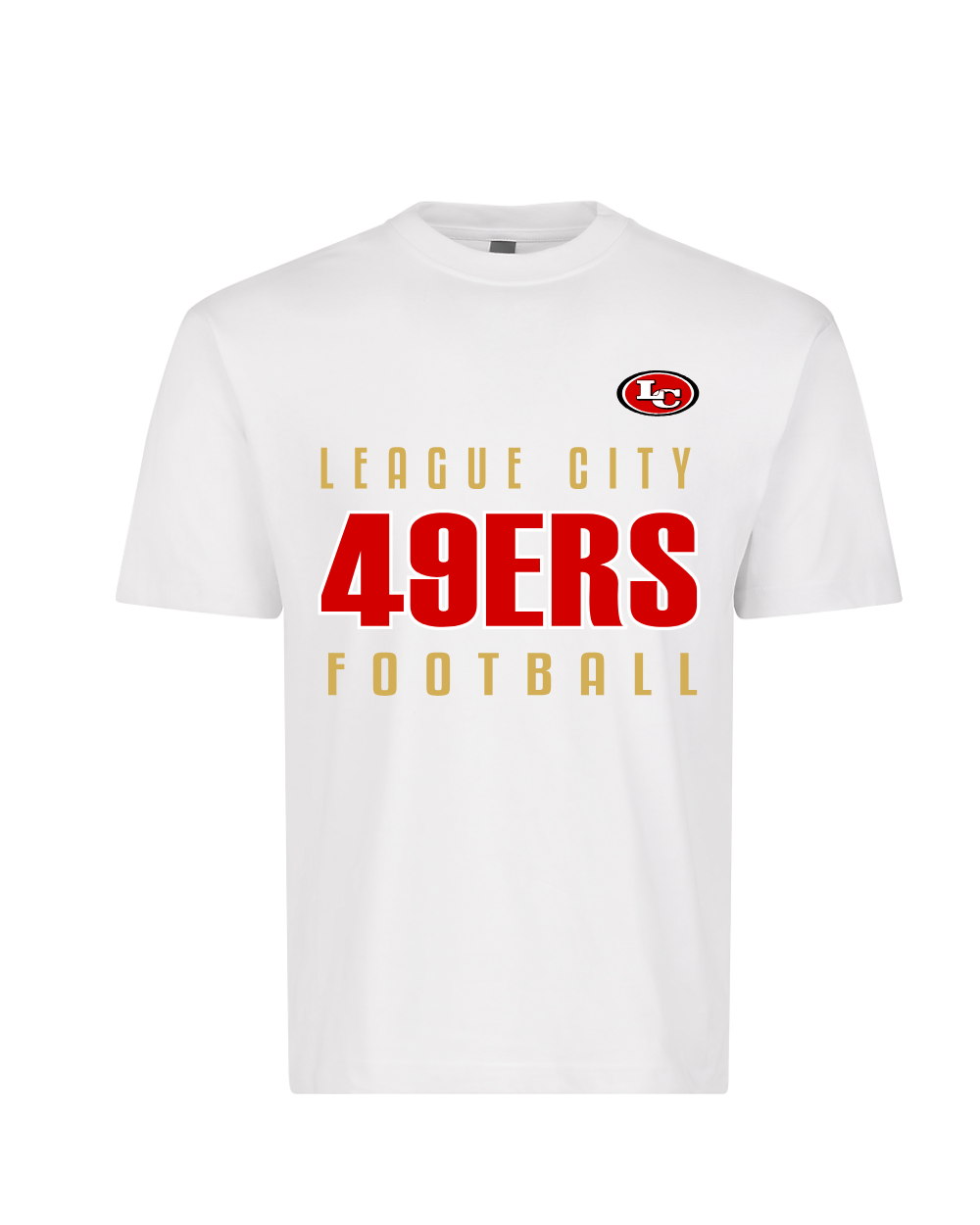 League City 49ers Football & Cheer- LC49ERS Football HeavyWeight Tee