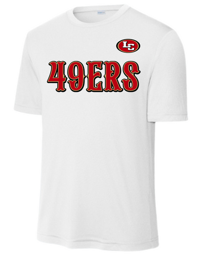League City 49ers-49Ers- Performance Tee- White