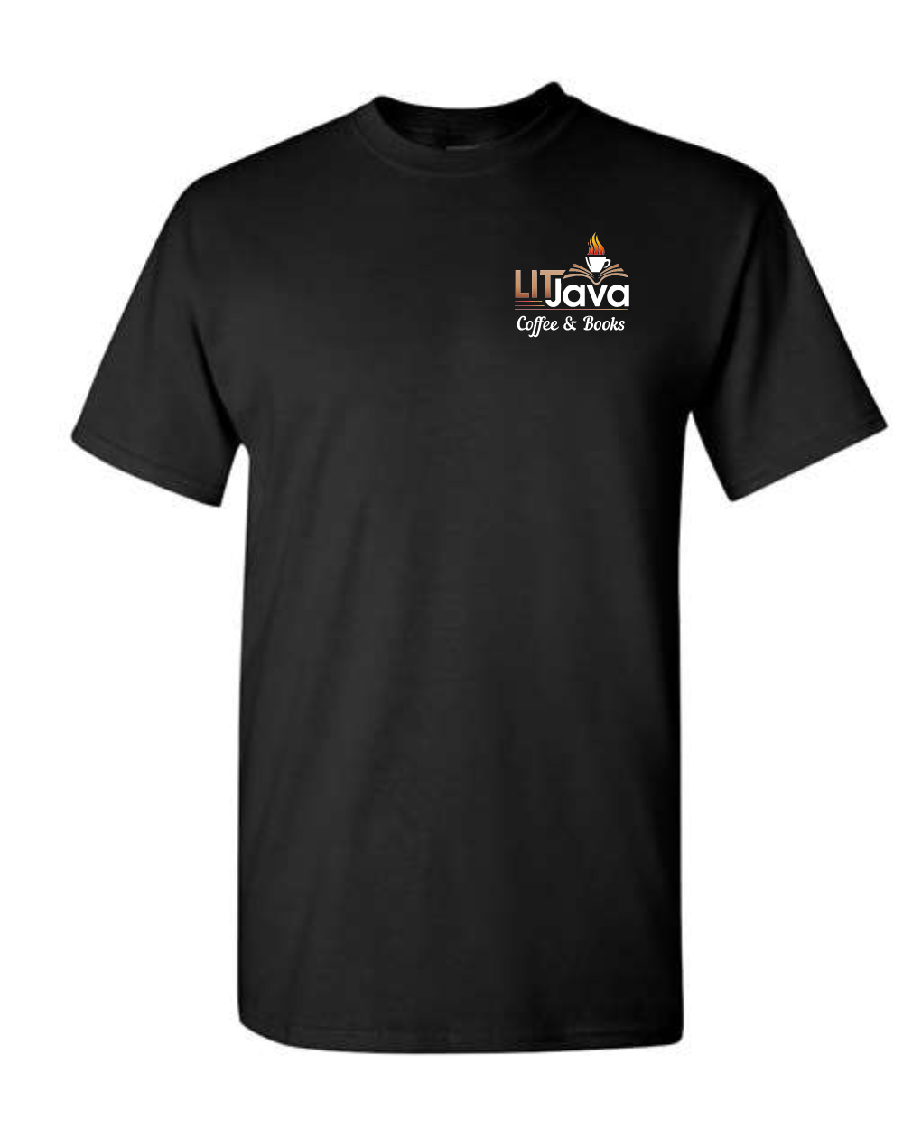 Lit Java - 5C's Logo  Tee-  Black