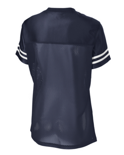 Manvel Football- Mavericks Football- Ladies fan Jersey- Navy