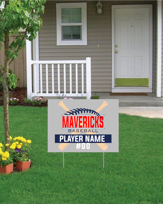 Manvel Baseball Yard Sign 2025