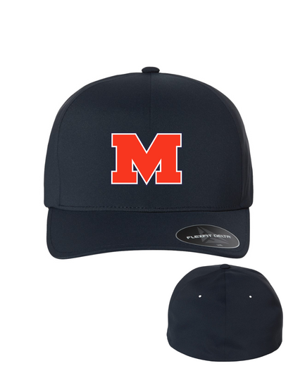 Manvel Athletics - Embroidery M Logo Flexfit Stretch Hat