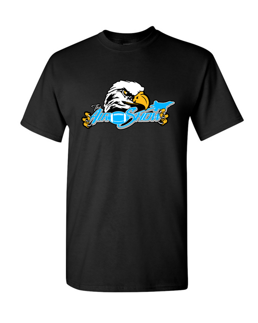 Eagles Football- The Air Show Cotton Tee- Black