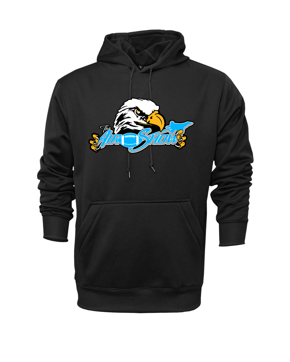 Eagles Football- The Air Show Performance Hoodie-Black