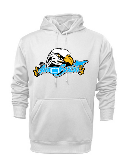 Eagles Football- The Air Show Performance Hoodie-White