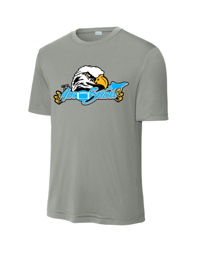 Eagles Football- The Air Show Performance Tee- Grey