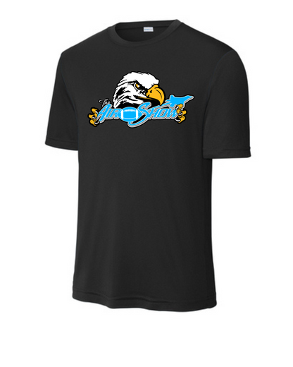 Eagles Football- The Air Show Performance Tee-Black