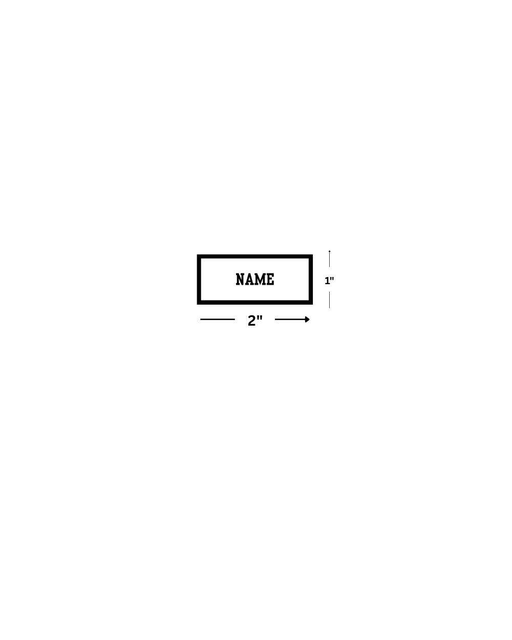 Iron On Name Labels- 10
