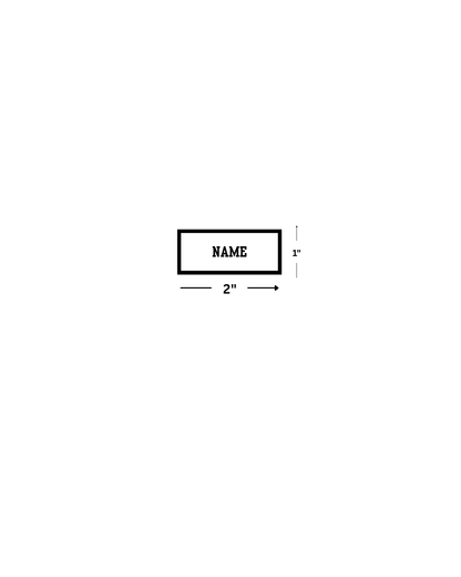Iron On Name Labels- 10