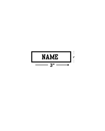 Iron On Name Labels- 10