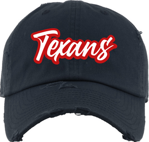 Pearland Texans - Navy Distressed Dad Hat