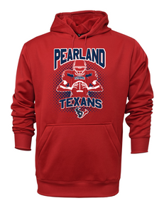 Pearland Texans  Red Performance Hoodie