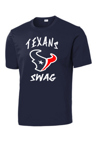 Pearland Texans - Texans Swag  Performance Tee- Navy