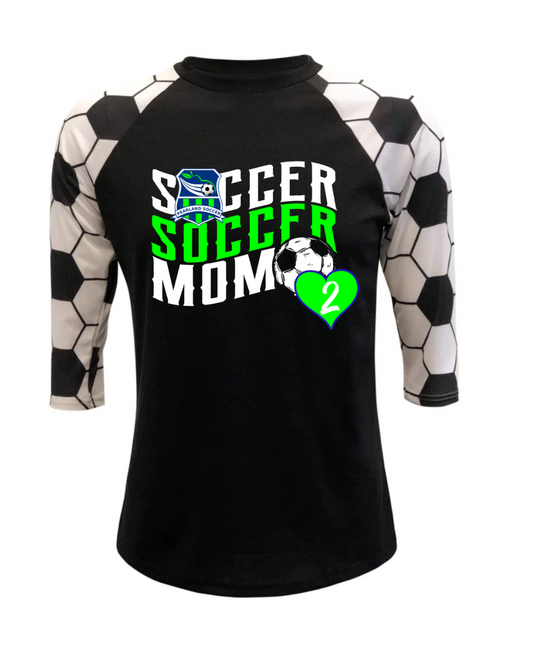 Pearland Soccer Raglan-