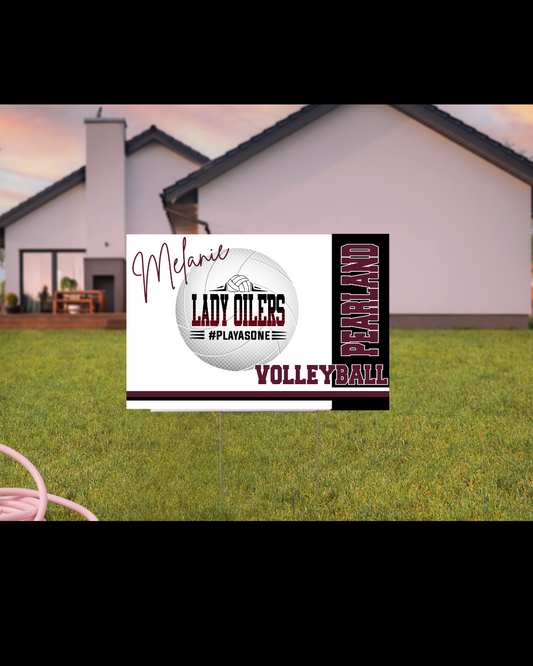 PHS Volleyball- Yard Sign  2025