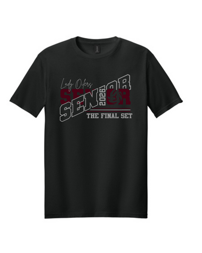 PHS Volleyball-Lady Oilers Volleyball Senior  Cotton Tee-black