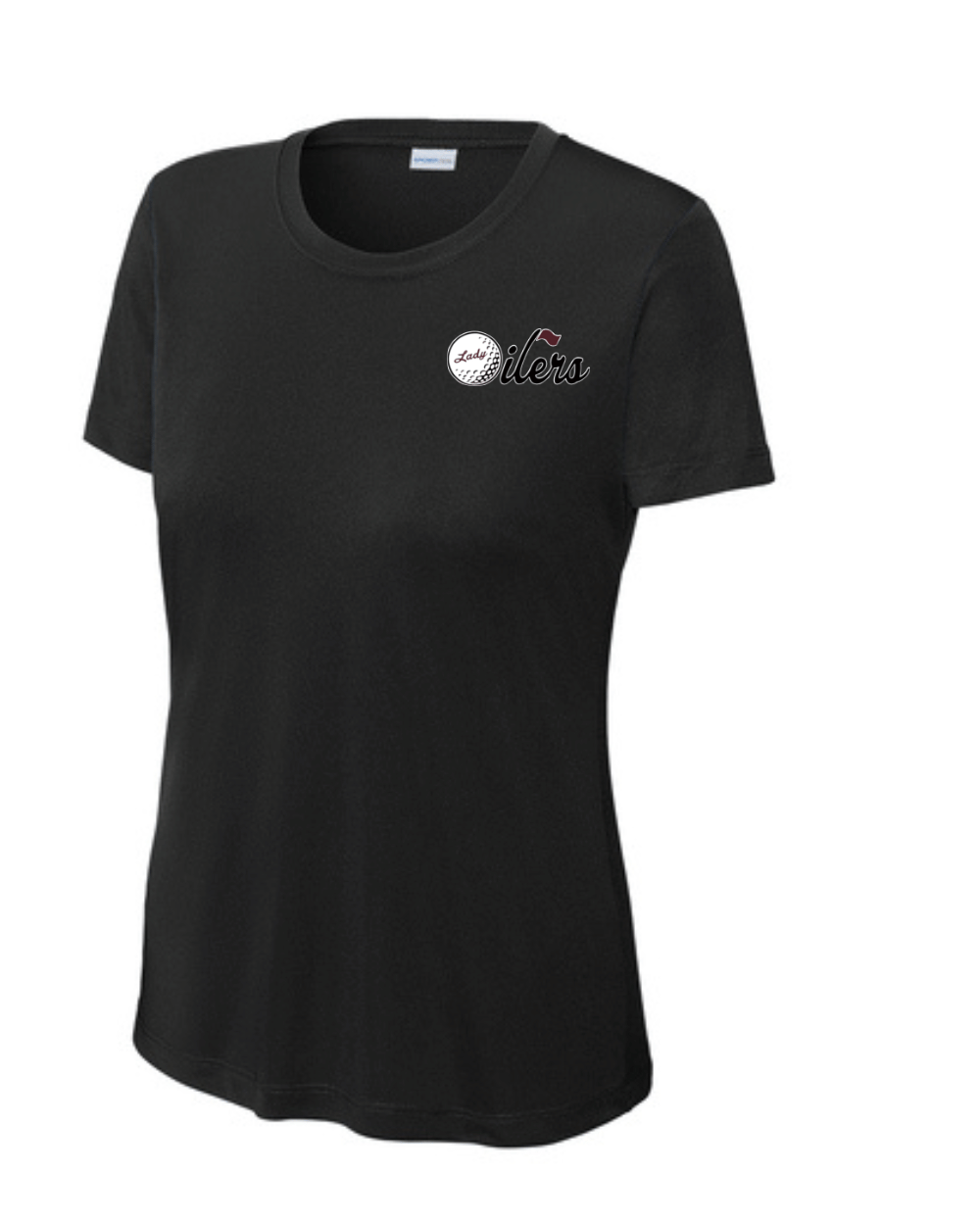 PHS Golf - Pearland Lady Oilers Golf Performance Ladies Tee - Black